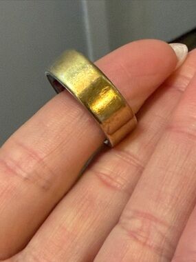 Gold Oura Ring 4 Wide Size 8